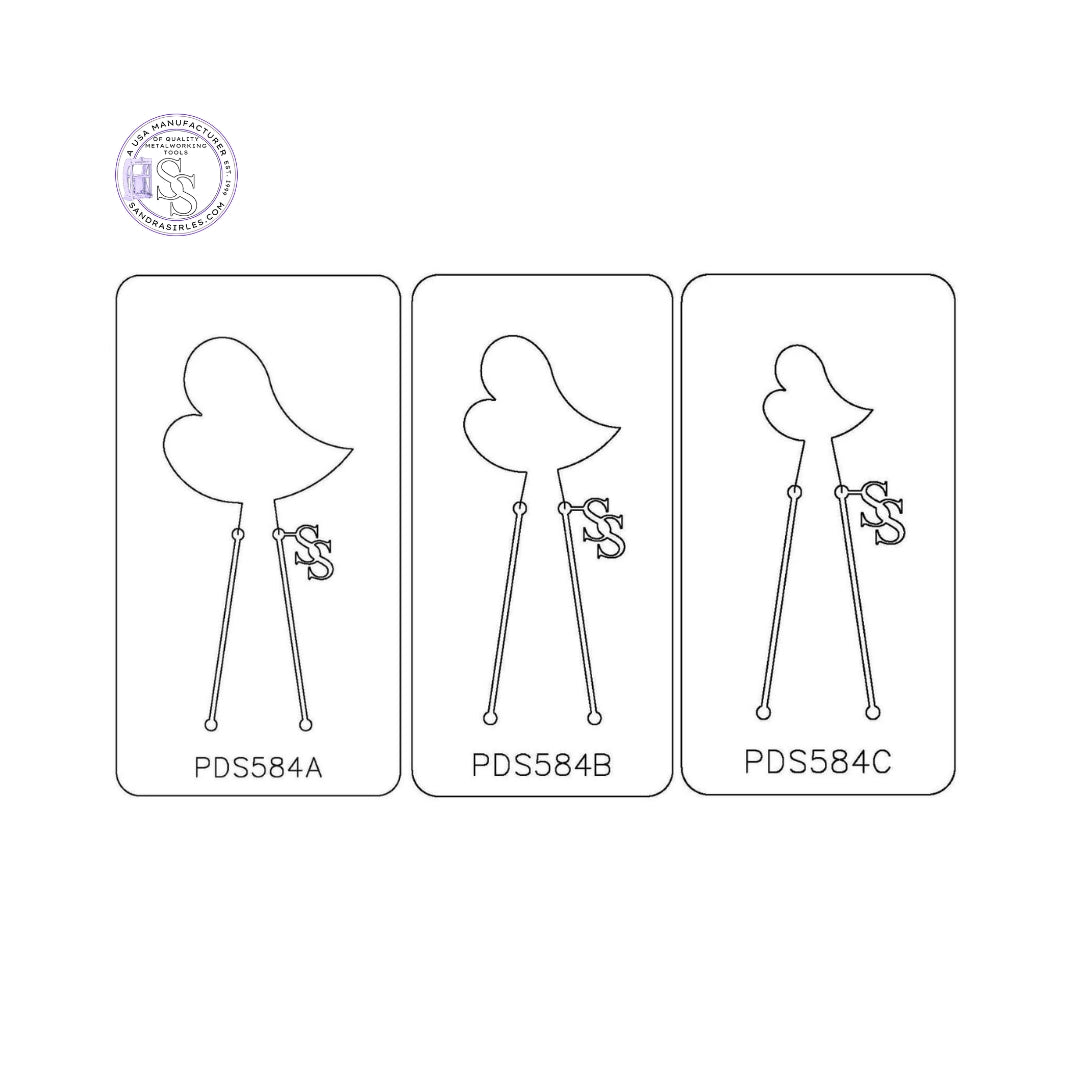 PANCAKE DIE PDS584 SHAPE 84 HEART